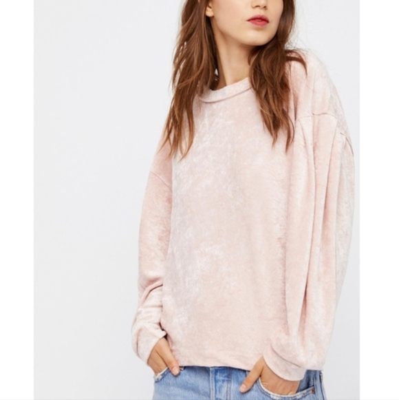 Free People Sweaters - Free People We The Free Milan Crushed Velvet Top